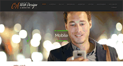 Desktop Screenshot of cawebdesign.com