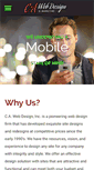 Mobile Screenshot of cawebdesign.com